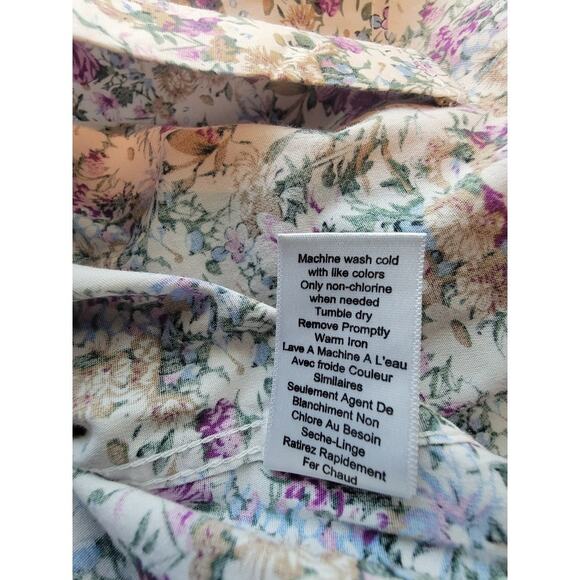 Paisley & Gray Shirt Men's Floral Long Sleeve Button Down Big & Tall Sz XXL - Picture 8 of 10